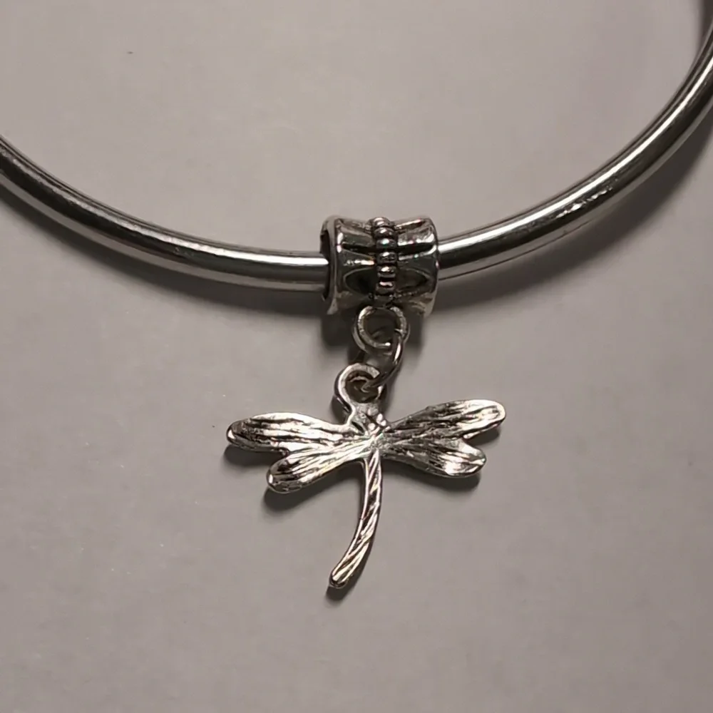 Silver Dragonfly Charm‎ for Pandora Style Bracelet